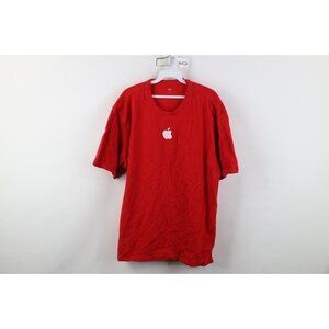 Vtg Apple Company Mens 2XL XXL Employee Issued Apple Logo Thermal Knit T-Shirt